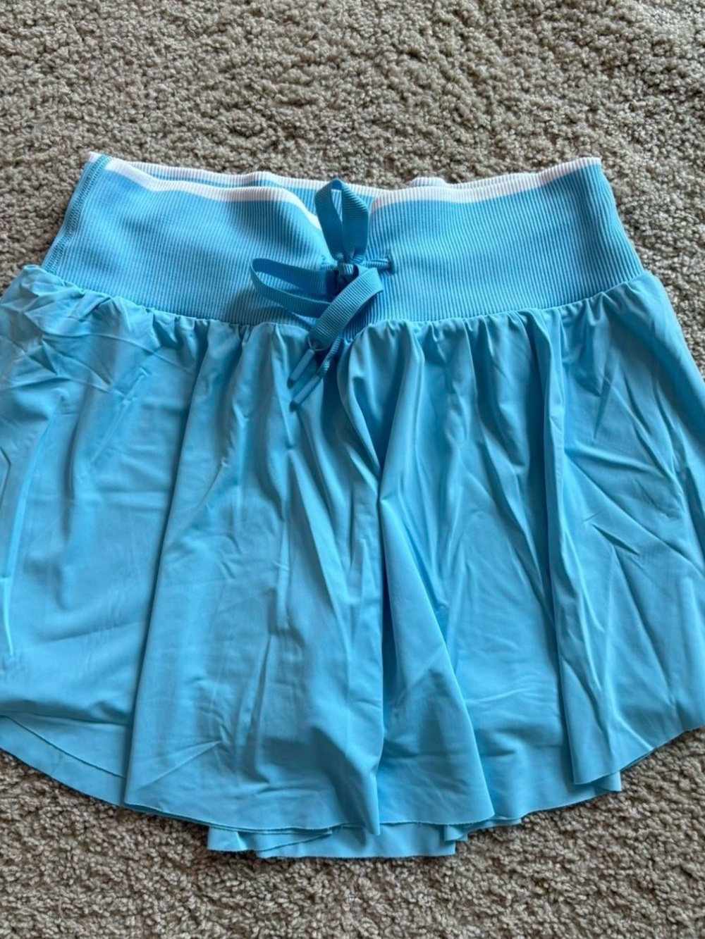 Target Light Blue Circle Skirt with Drawstring Waist